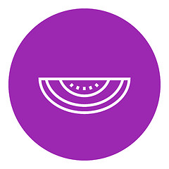 Image showing Melon line icon.