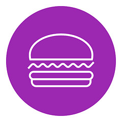 Image showing Hamburger line icon.