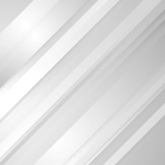 Image showing Grey minimal tech striped background