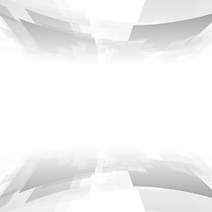 Image showing Abstract grey geometric tech background