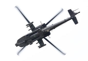 Image showing LEEUWARDEN, THE NETHERLANDS - JUN 11, 2016: Boeing AH-64 Apache 