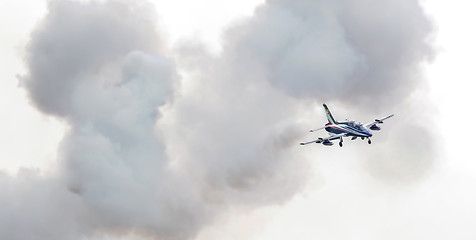 Image showing LEEUWARDEN, THE NETHERLANDS-JUNE 10, 2016: Italian aerobatic tea