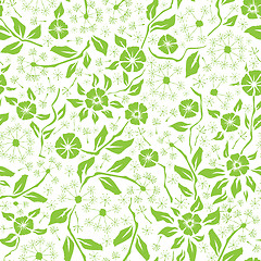 Image showing Seamless pattern with flower