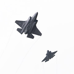 Image showing LEEUWARDEN, THE NETHERLANDS - JUNE 11, 2016: F-35 Lightning II f