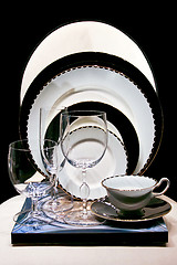 Image showing Luxury tableware