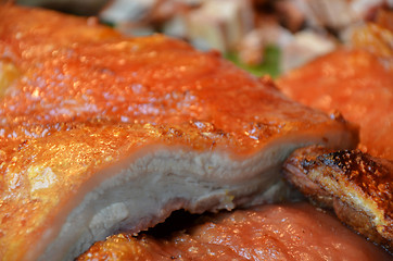 Image showing Roasted Pork in Market