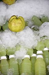 Image showing Fresh guava fruit juice 