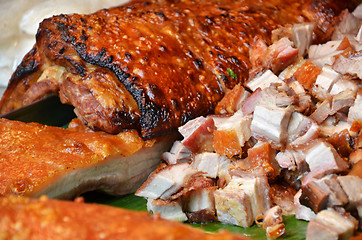 Image showing Roasted Pork in Market