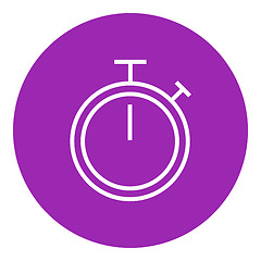Image showing Stopwatch line icon.