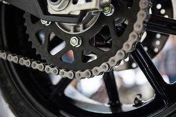 Image showing Motorcycle drive chain