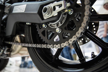 Image showing Motorcycle drive chain