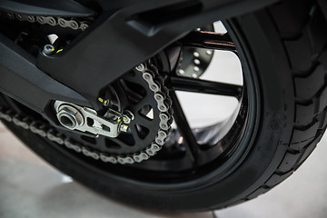 Image showing Motorcycle drive chain