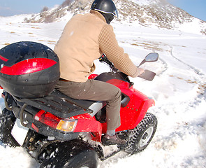 Image showing Quad adrenaline in snow