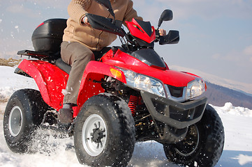 Image showing Quad adrenaline in snow