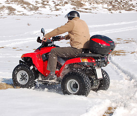 Image showing Quad adrenaline in snow