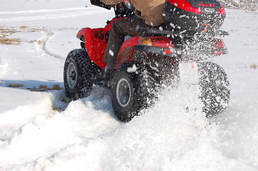 Image showing Quad adrenaline in snow