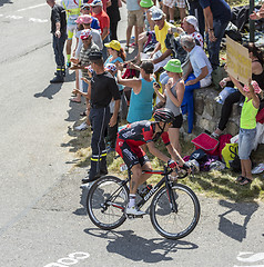 Image showing The Cyclist Damiano Caruso on Col du Glandon - Tour de France 20