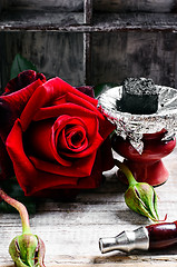 Image showing Shisha with the scent of roses