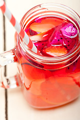 Image showing fresh fruit punch drink