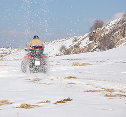 Image showing Quad adrenaline in snow