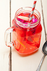 Image showing fresh fruit punch drink