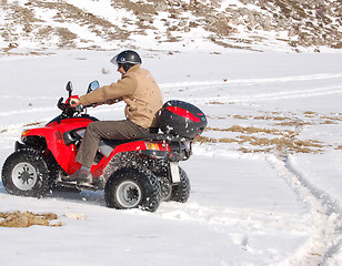 Image showing Quad adrenaline in snow