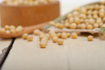 Image showing organic soya beans 