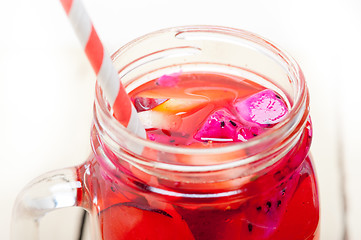 Image showing fresh fruit punch drink