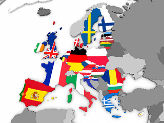Image showing Map of EU