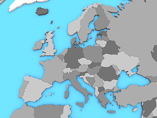 Image showing Map of Europe