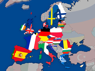 Image showing Map of EU