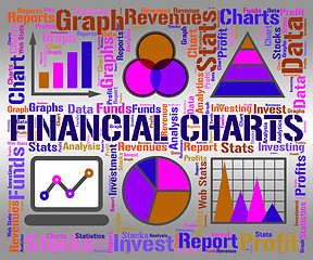 Image showing Financial Charts Shows Business Graph And Banking