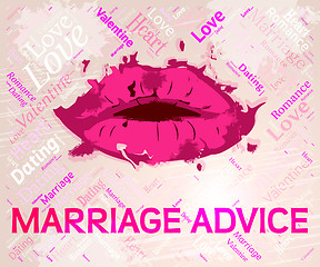 Image showing Marriage Advice Shows Assistance Tips And Advise