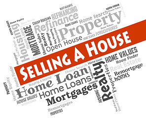 Image showing Selling A House Indicates Sale Commerce And Property