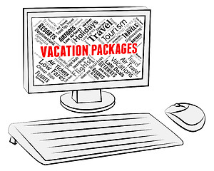 Image showing Vacation Packages Shows Fully Inclusive And Computers
