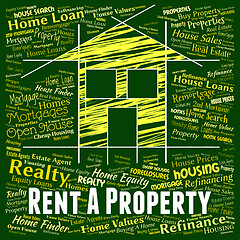 Image showing Rent Property Represents Real Estate And Apartment