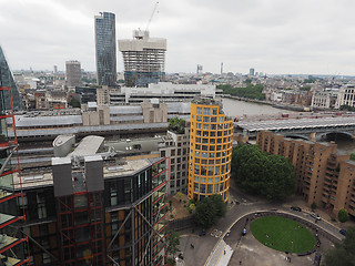 Image showing Aerial view of London