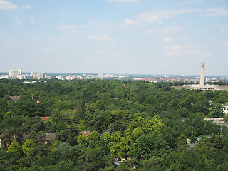 Image showing Aerial view of Berlin