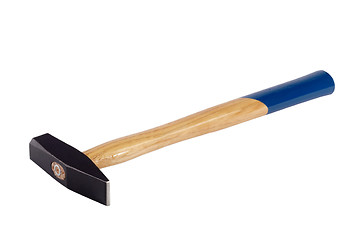 Image showing Hammer with Wooden Handle