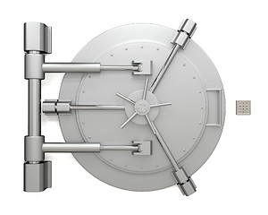 Image showing Bank vault door