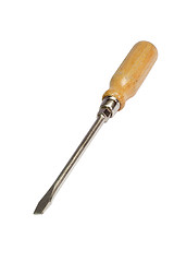 Image showing Old Screwdriver