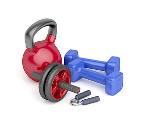 Image showing Bodybuilding equipment