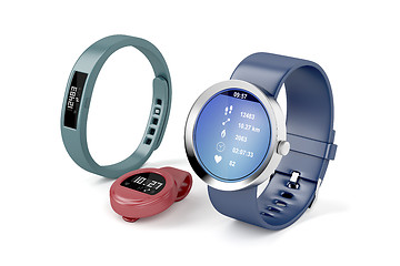 Image showing Different types of activity trackers 