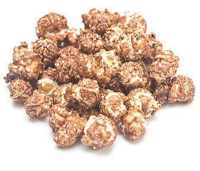 Image showing popcorn on white