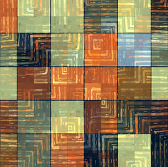 Image showing Abstract square pattern