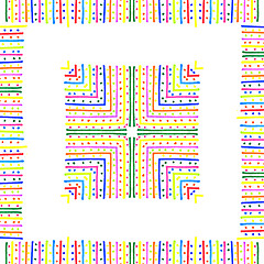 Image showing Colorful abstract pattern 