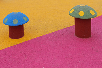 Image showing Playground Mushrooms