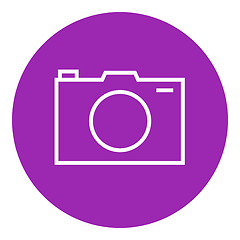 Image showing Camera line icon.