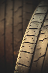 Image showing car wheel protector background