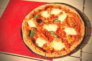 Image showing pizza margarita